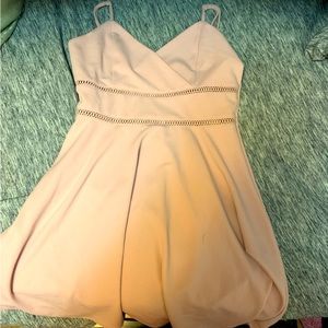 Trixxi beige dress above the knee never worn can’t fit into it anymore. 👗